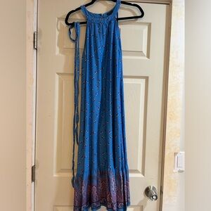 Ann Taylor Factory Blue Floral Dress